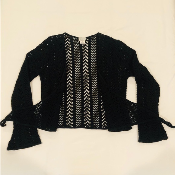 Collection XIIX Black Knit Cardigan - Picture 2 of 6